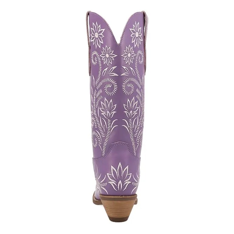 Dingo Womens Buttercup Block Heel Cowboy Boots