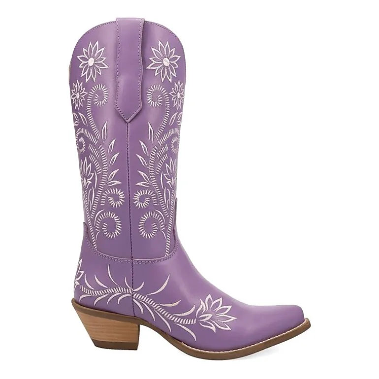 Dingo Womens Buttercup Block Heel Cowboy Boots