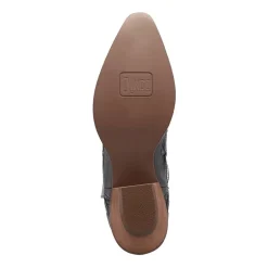 Dingo Womens Cobra Kiss Leather Bootie Block Heel Cowboy Boots