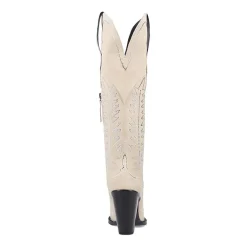 Dingo Womens Double Take Suede Leather Boot Stacked Heel Cowboy Boots