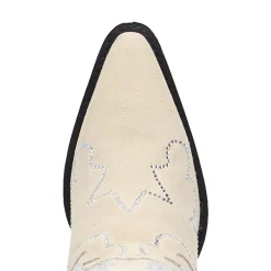 Dingo Womens Double Take Suede Leather Boot Stacked Heel Cowboy Boots