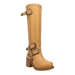 Dingo Womens Fillmore Block Heel Cowboy Boots