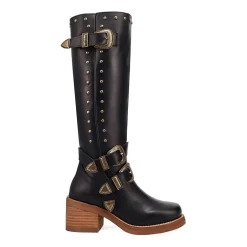Dingo Womens Fillmore Block Heel Cowboy Boots