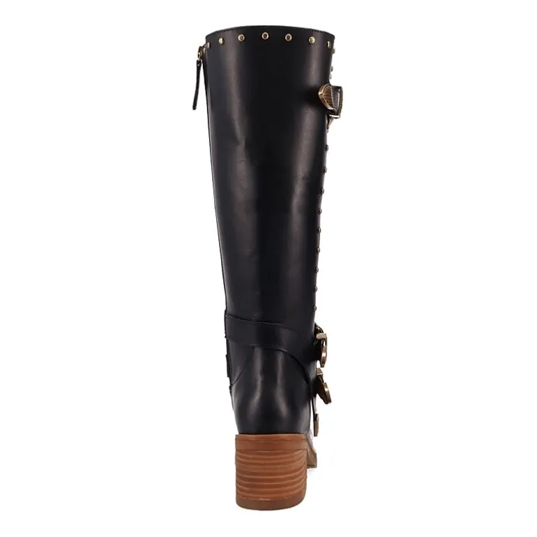 Dingo Womens Fillmore Block Heel Cowboy Boots