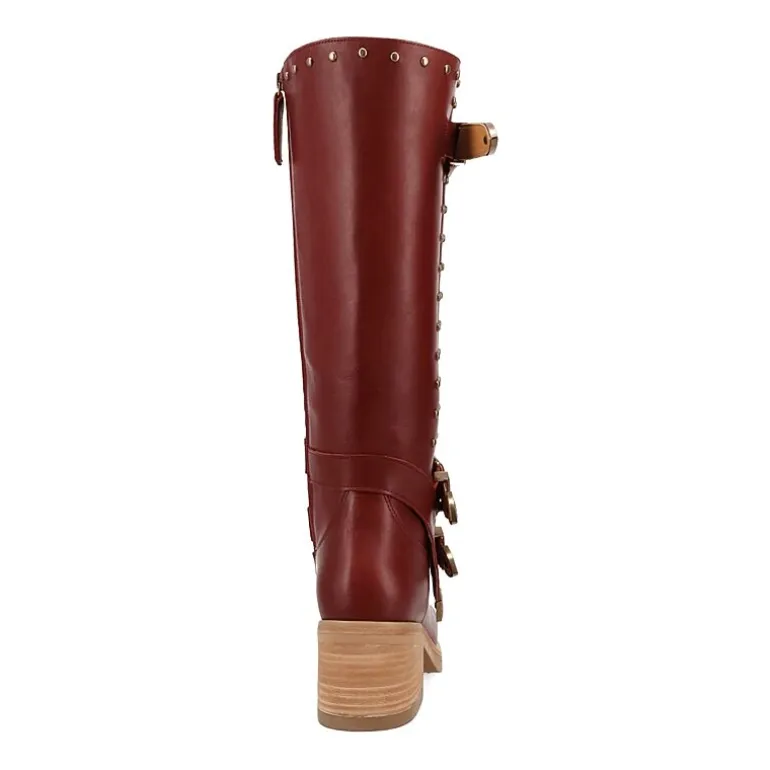 Dingo Womens Fillmore Block Heel Cowboy Boots