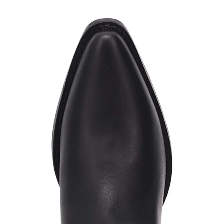 Dingo Womens Jukebox Leather Boot Block Heel Cowboy Boots