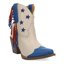 Dingo Womens Liberty Block Heel Cowboy Boots