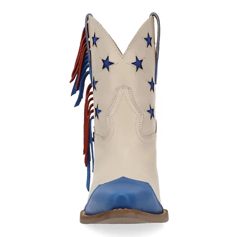 Dingo Womens Liberty Block Heel Cowboy Boots
