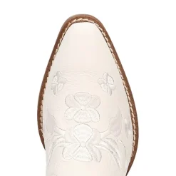 Dingo Womens Love Bug Leather Stacked Heel Cowboy Boots