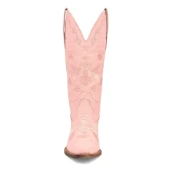 Dingo Womens Love Bug Leather Stacked Heel Cowboy Boots
