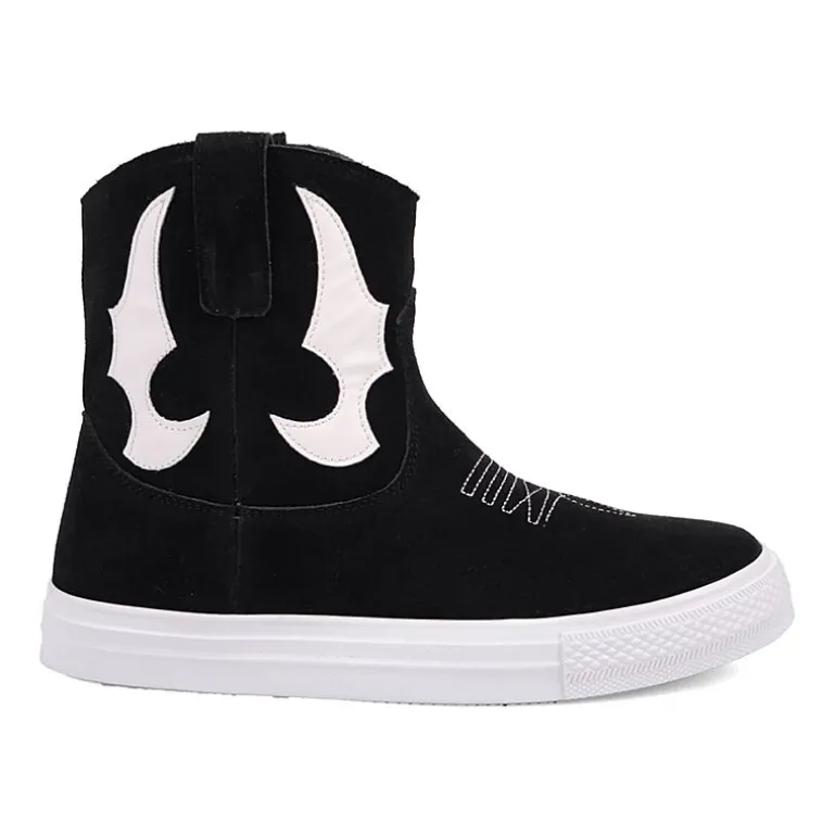 Dingo Womens Ollie Flat Heel Cowboy Boots
