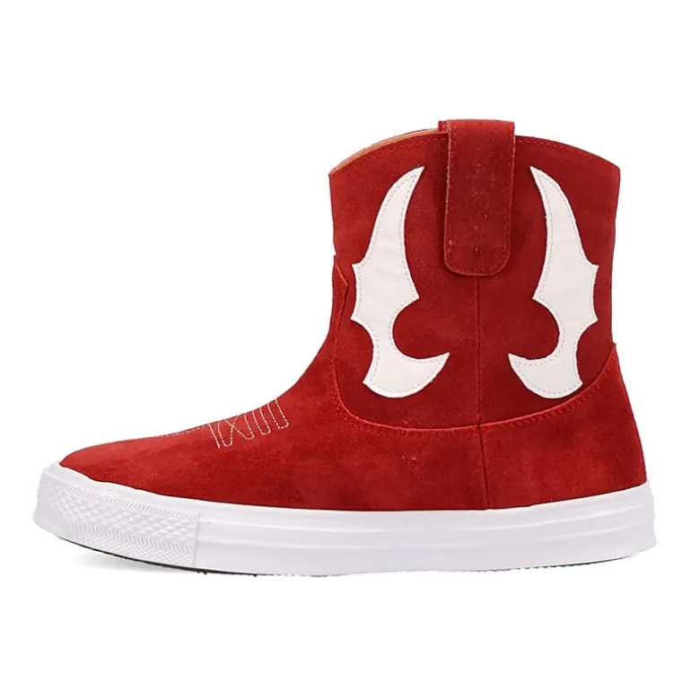 Dingo Womens Ollie Flat Heel Cowboy Boots