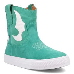 Dingo Womens Ollie Flat Heel Cowboy Boots