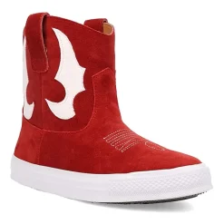 Dingo Womens Ollie Flat Heel Cowboy Boots