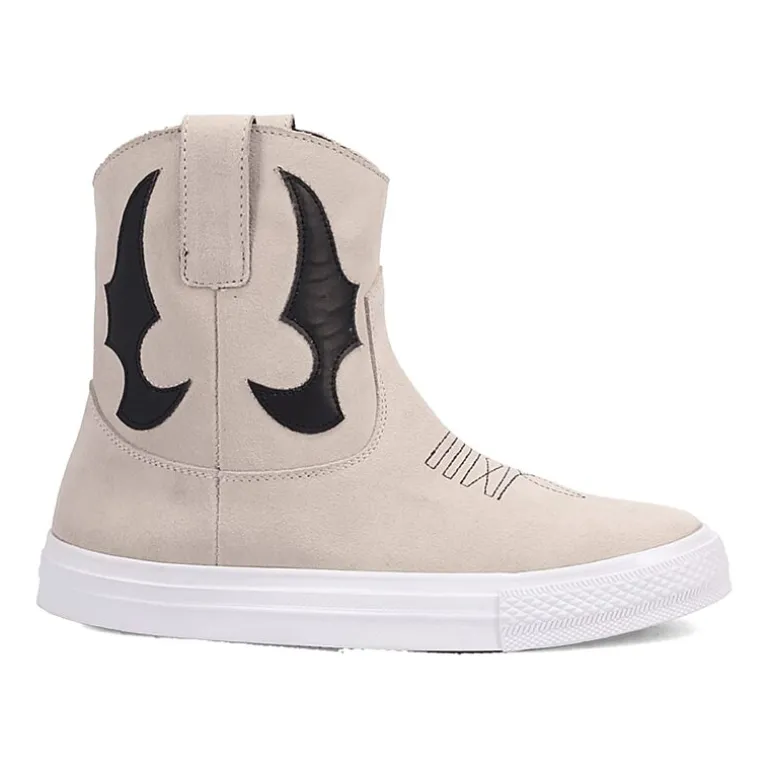 Dingo Womens Ollie Flat Heel Cowboy Boots