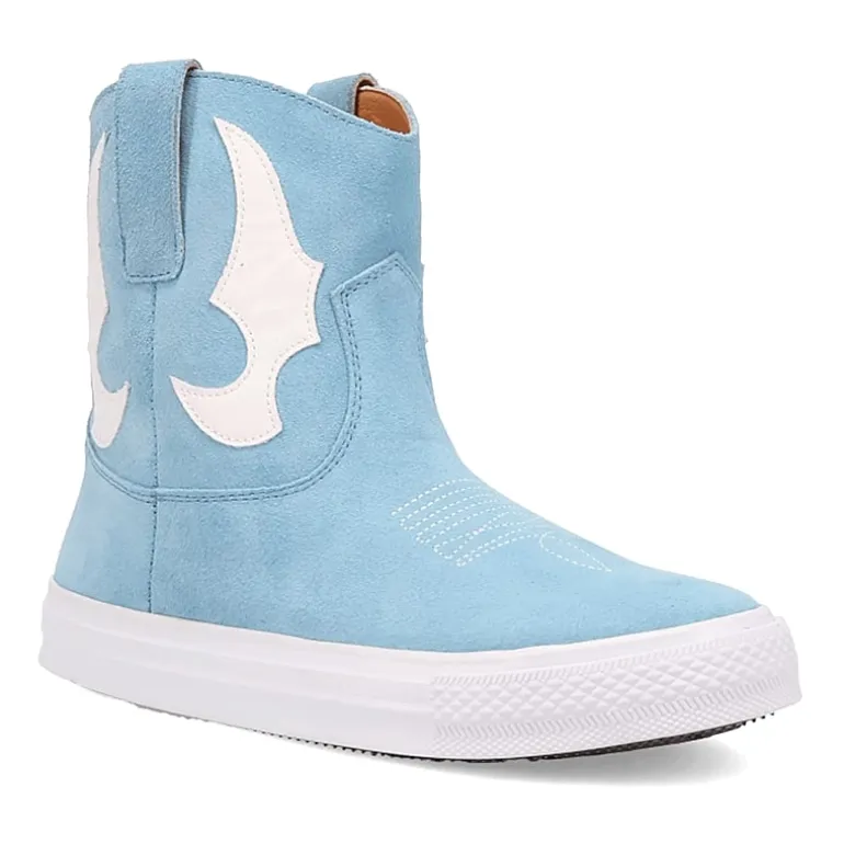 Dingo Womens Ollie Flat Heel Cowboy Boots