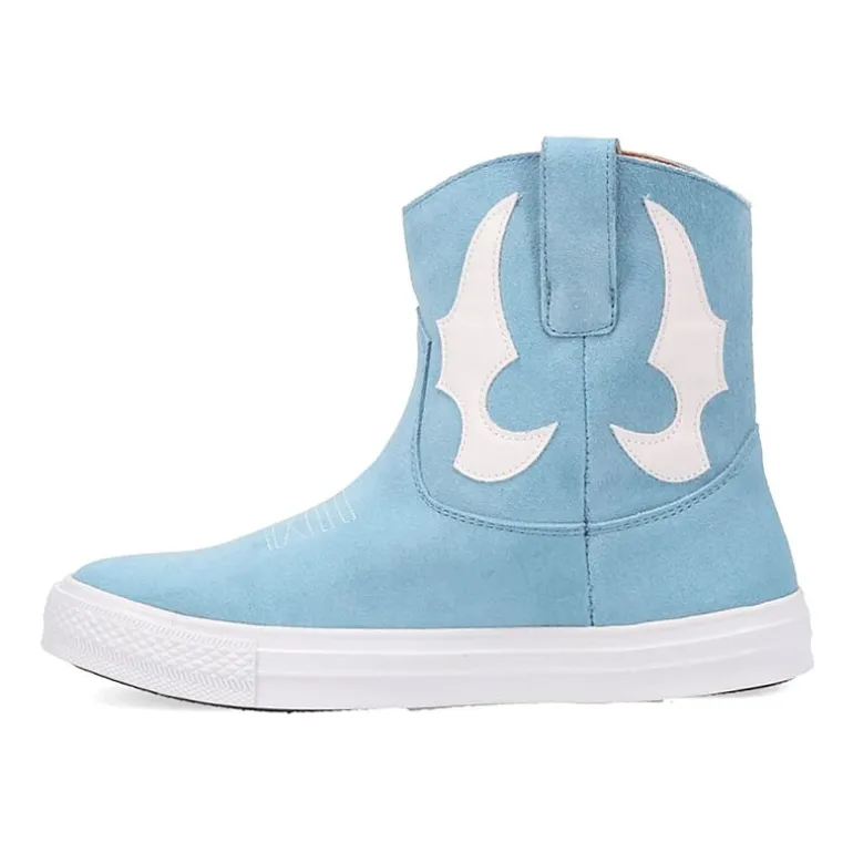 Dingo Womens Ollie Flat Heel Cowboy Boots