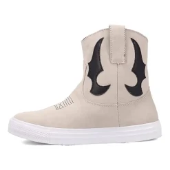 Dingo Womens Ollie Flat Heel Cowboy Boots