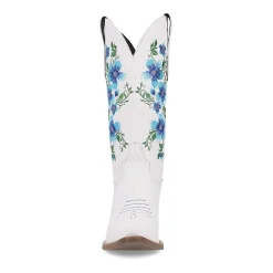 Dingo Womens Posie Leather Boot Block Heel Cowboy Boots