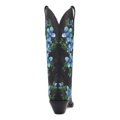 Dingo Womens Posie Leather Boot Block Heel Cowboy Boots