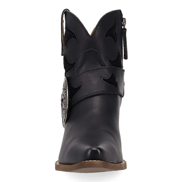 Dingo Womens Saddle Up Block Heel Cowboy Boots