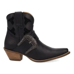Dingo Womens Saddle Up Block Heel Cowboy Boots
