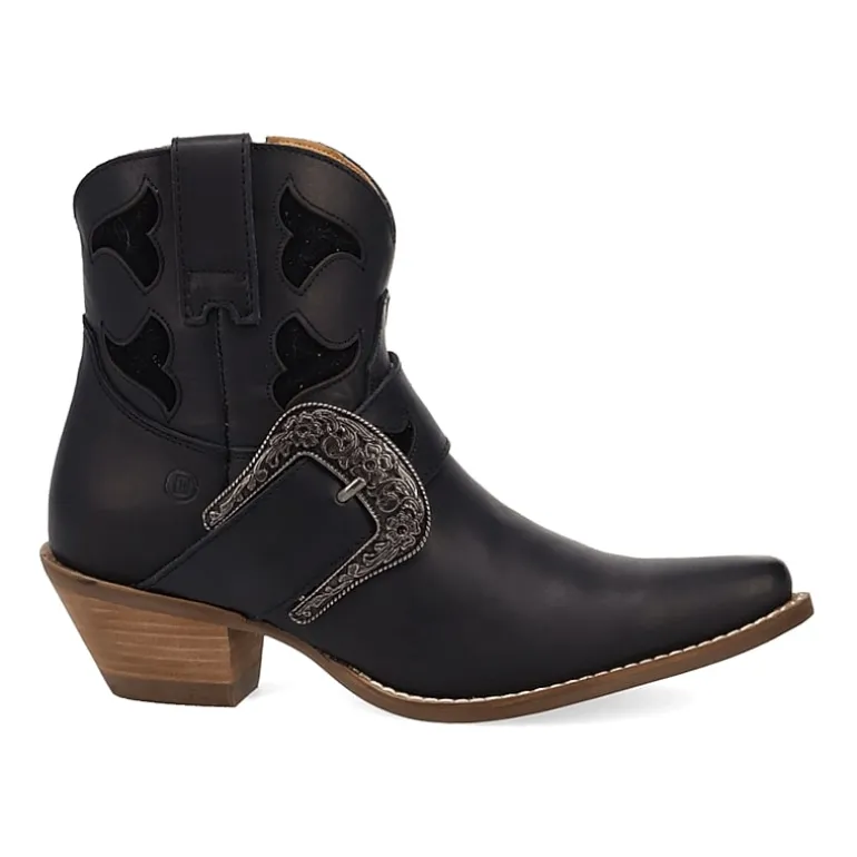 Dingo Womens Saddle Up Block Heel Cowboy Boots
