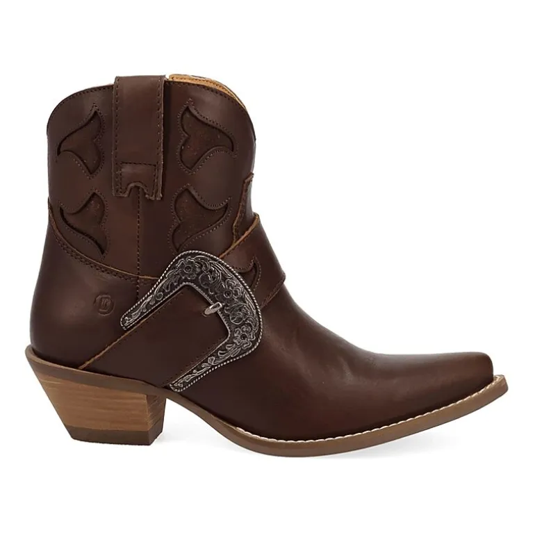 Dingo Womens Saddle Up Block Heel Cowboy Boots