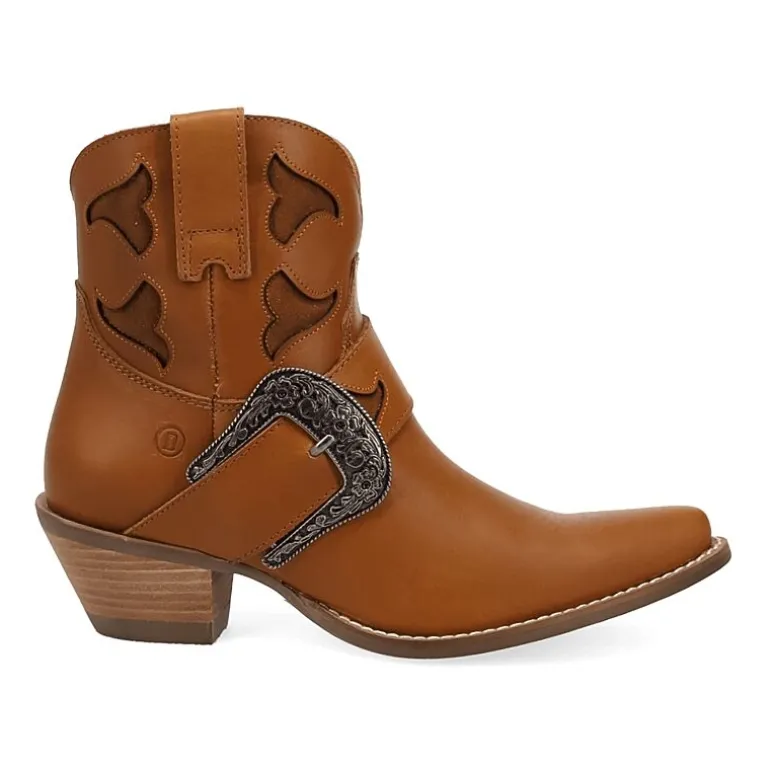 Dingo Womens Saddle Up Block Heel Cowboy Boots