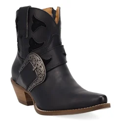 Dingo Womens Saddle Up Block Heel Cowboy Boots