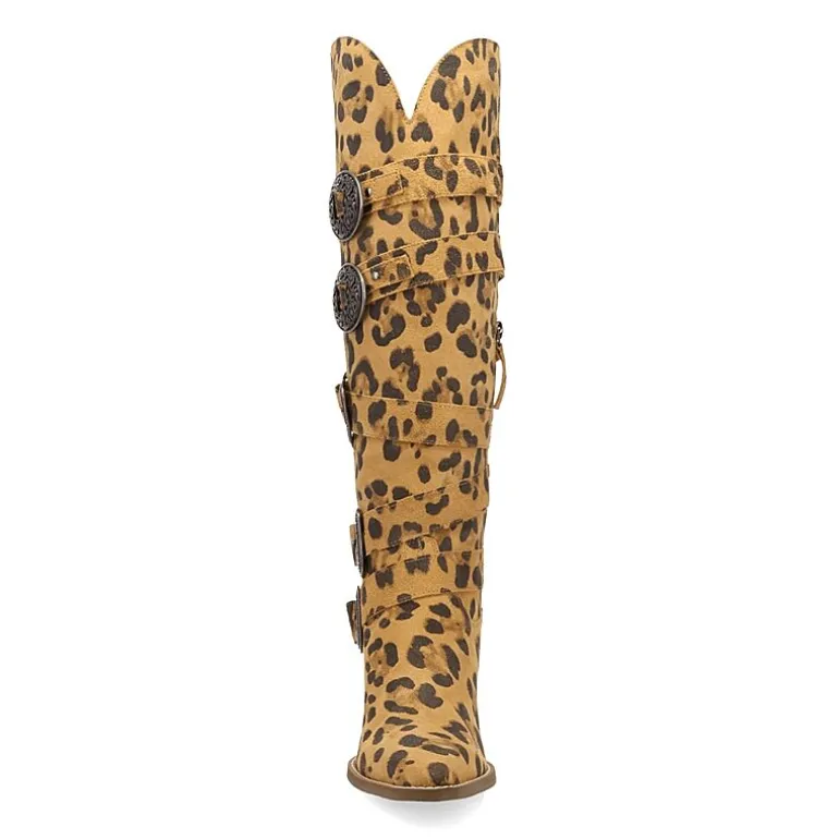 Dingo Womens Spurwest Block Heel Cowboy Boots