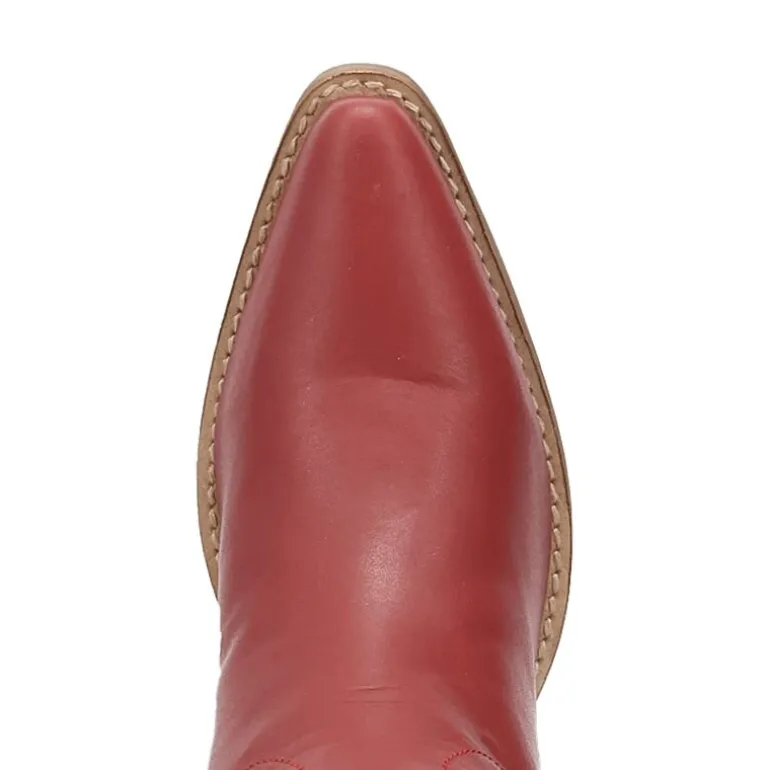 Dingo Womens Thunderbolt Leather Boot Block Heel Cowboy Boots