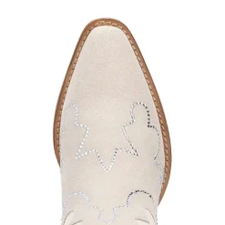 Dingo Womens Tiny Pony Suede Leather Bootie Block Heel Cowboy Boots