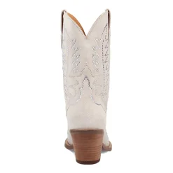 Dingo Womens Tiny Pony Suede Leather Bootie Block Heel Cowboy Boots