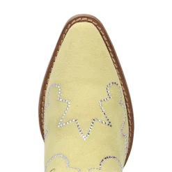 Dingo Womens Tiny Pony Suede Leather Bootie Block Heel Cowboy Boots