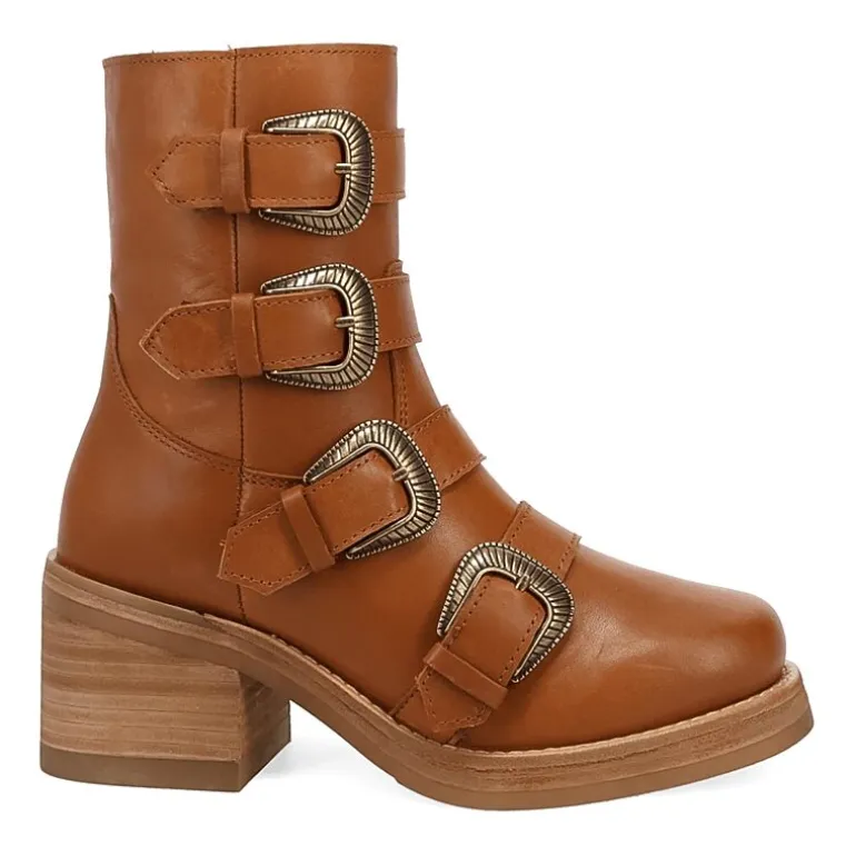 Dingo Womens Topanga Block Heel Cowboy Boots