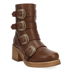 Dingo Womens Topanga Block Heel Cowboy Boots
