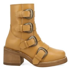 Dingo Womens Topanga Block Heel Cowboy Boots