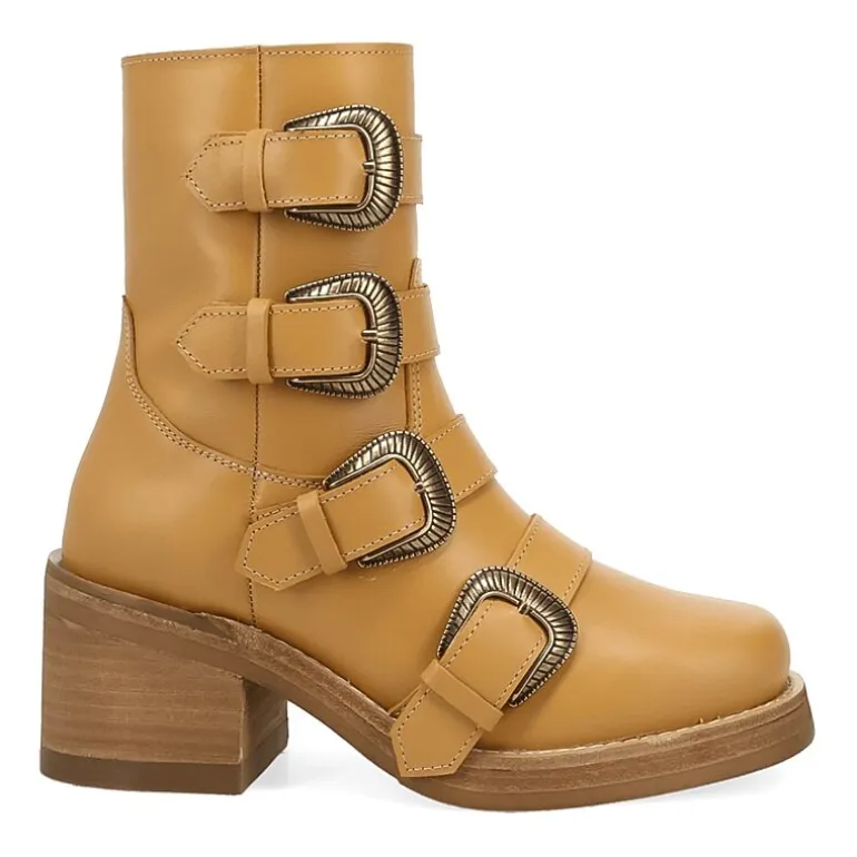 Dingo Womens Topanga Block Heel Cowboy Boots