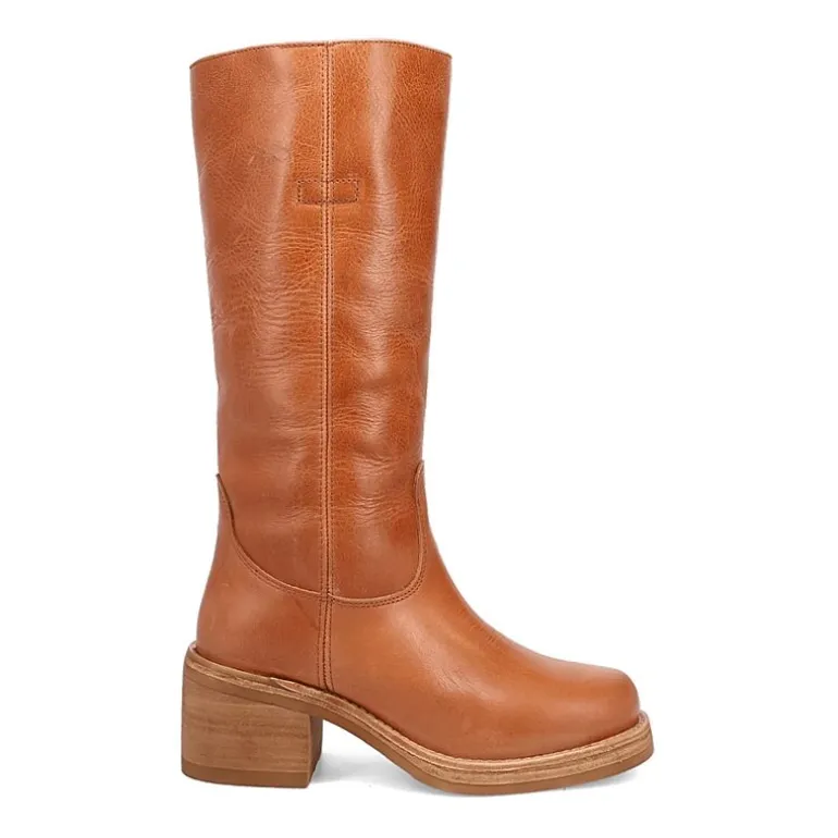 Dingo Womens Vagabond Stacked Heel Cowboy Boots