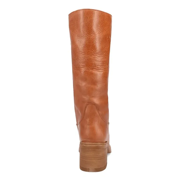 Dingo Womens Vagabond Stacked Heel Cowboy Boots