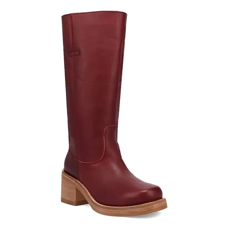 Dingo Womens Vagabond Stacked Heel Cowboy Boots