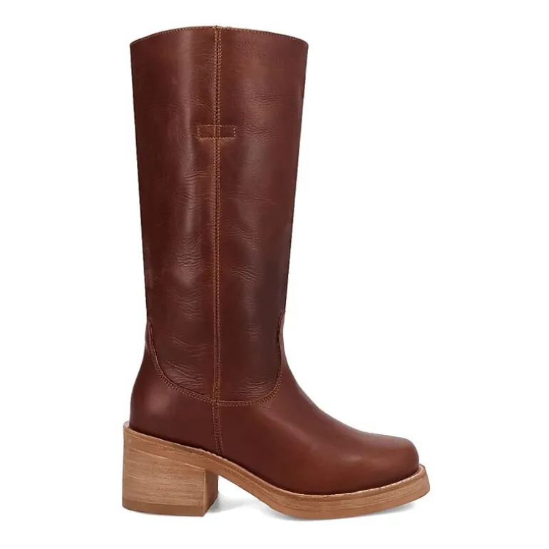 Dingo Womens Vagabond Stacked Heel Cowboy Boots