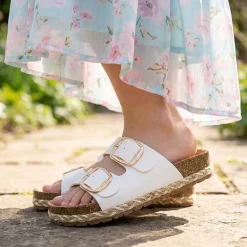 Dirty Laundry Tunder Womens Adjustable Strap Footbed Sandals
