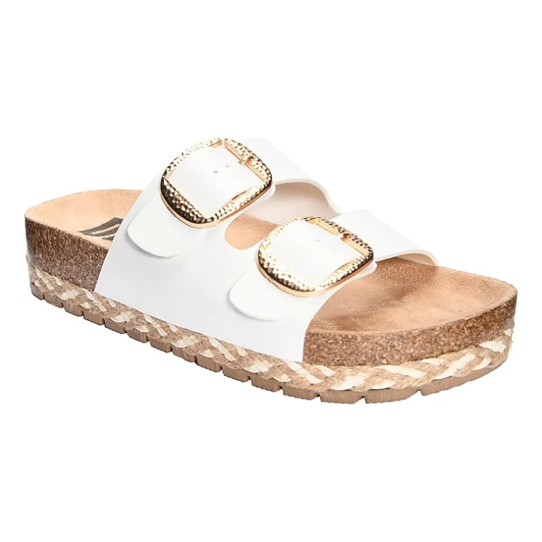 Dirty Laundry Tunder Womens Adjustable Strap Footbed Sandals