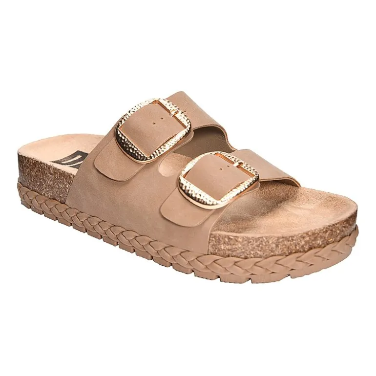 Dirty Laundry Tunder Womens Adjustable Strap Footbed Sandals