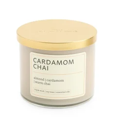 Distant Lands Cardamom Chai 3-Wick Scented Jar Candle