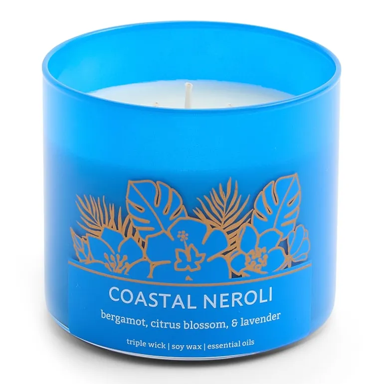 Distant Lands 14oz Coastal Neroli 3-Wick Scented Jar Candle