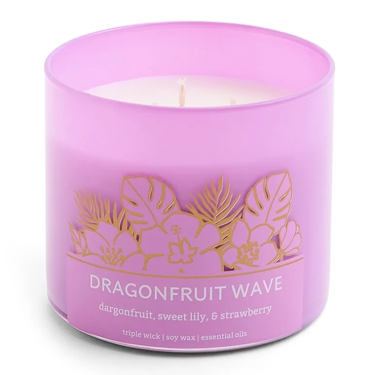 Distant Lands 14oz Dragonfruit Wave 3-Wick Scented Jar Candle
