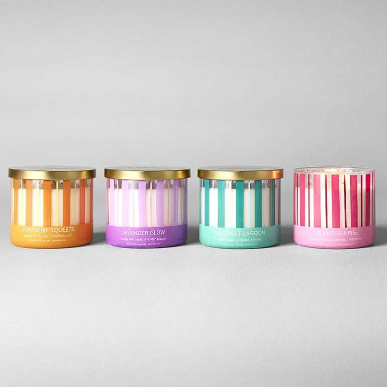 Distant Lands 14oz Island Sunrise 3-Wick Scented Jar Candle